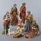 KSA 9-Piece Classical Porcelain Christmas Nativity Figure Set